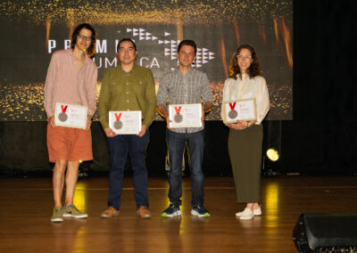 Hubert Lacoin, Héctor Pasten, Miguel Walsh y Lara Bossinger.